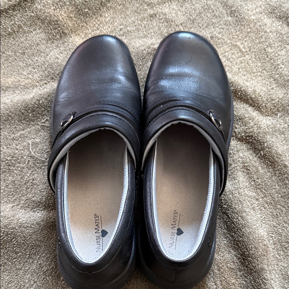 Nurse Mates Black Slip-On Loafers for Men
